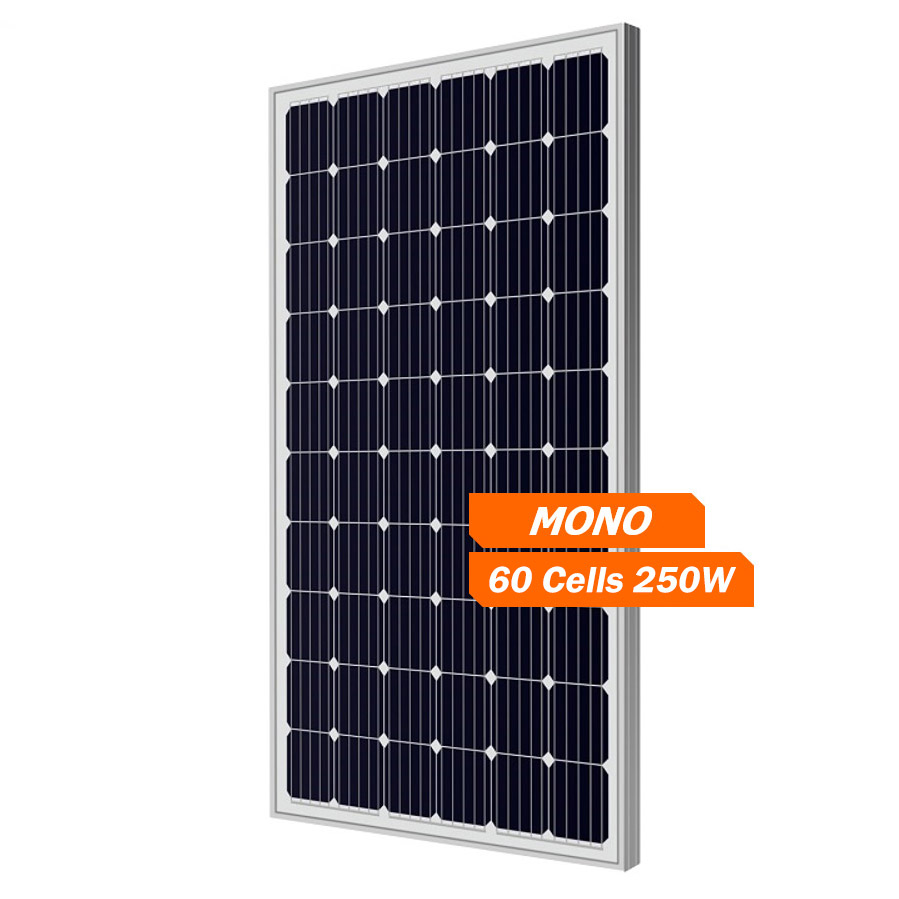 YSSP60MB250 60 Cells Mono 250W Solar Panels Plant System Panel (Module) YOURS INTERNATIONAL